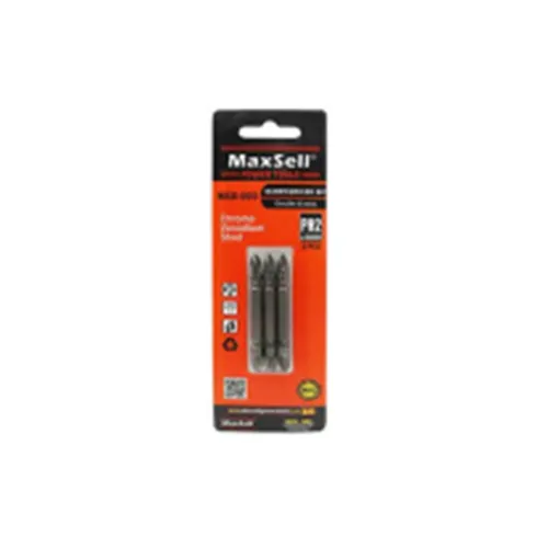 (Mla)Maxsell MSD003 Scrwdrv Bit PH2 3pcs