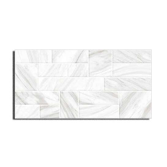 Estilos Premium Ceramic Tile HD Marble White Rec/Square w/ 3D Mould 30x60cm