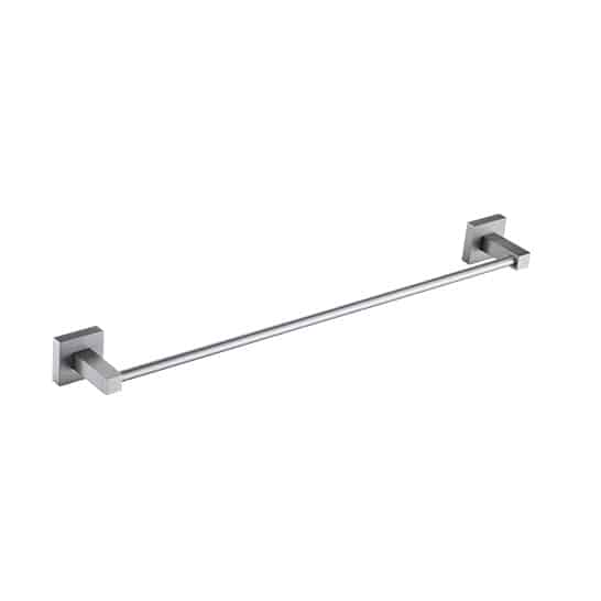 Cool Towel Bar Single Aluminum Satin
