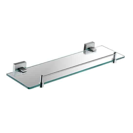 Cool Shelf Glass Single Aluminum Satin