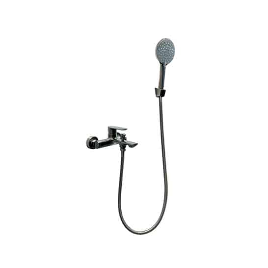Cool Shower Set Gun Metal Brass