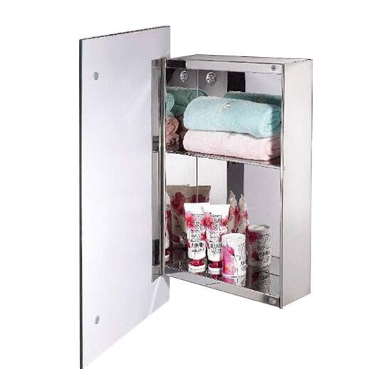 Cool Cabinet with Quad Mirror SS 400mmx650mm