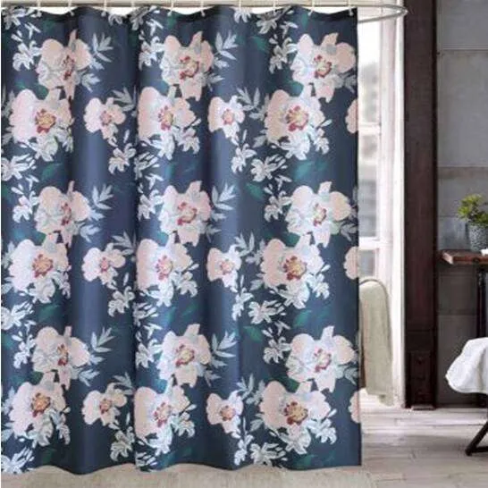 Shower Curtain Pink Floral - Stylish Bathroom Decor - Image 2