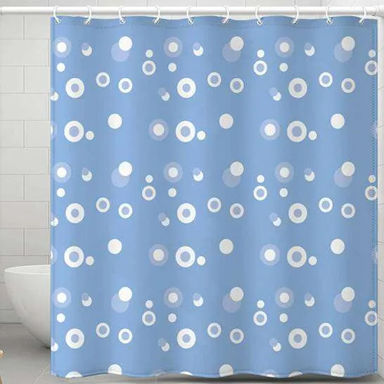 Shower Curtain Bubble -  Stylish Bathroom Decor - Image 2