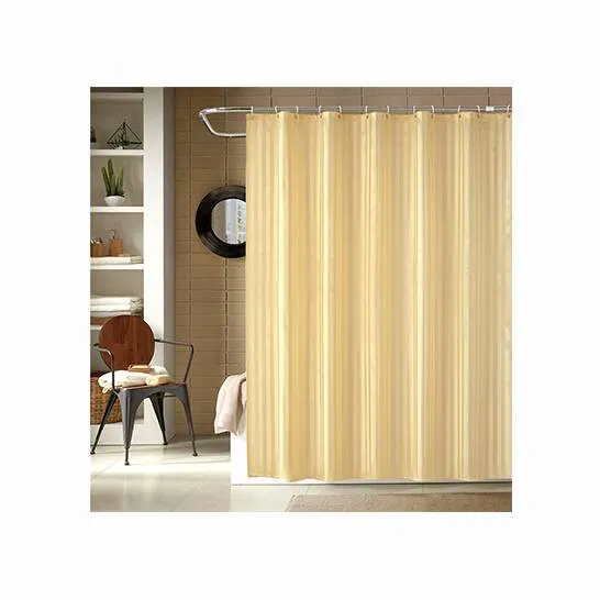 Shower Curtain Plain Beige 180cmx180cm - Image 2