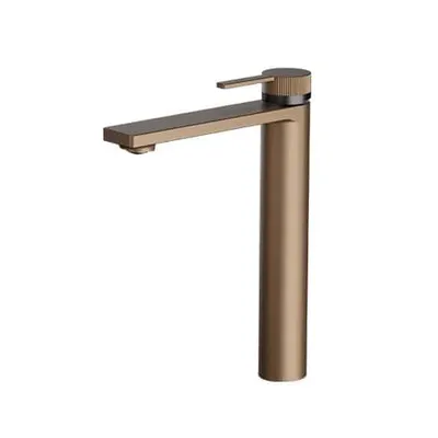 Cool High Basin Mixer Brush Rose Gold